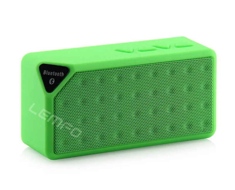 Mini X3 Bluetooth Speaker Portable Wireless Handsfree TF FM Radio Built in Mic MP3 Subwoofer with Detachable Battery