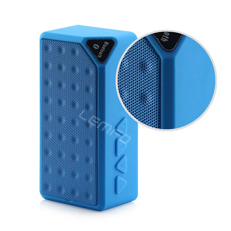 Mini X3 Bluetooth Speaker Portable Wireless Handsfree TF FM Radio Built in Mic MP3 Subwoofer with Detachable Battery