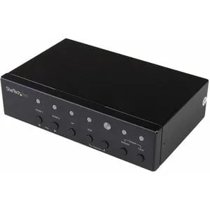 MULTI-INPUT HDBASET EXTENDER WITH BUILT-IN SWITCH - DISPLAYPORT VGA AND HDMI OVER CAT5 OR CAT6 - UP TO 4K