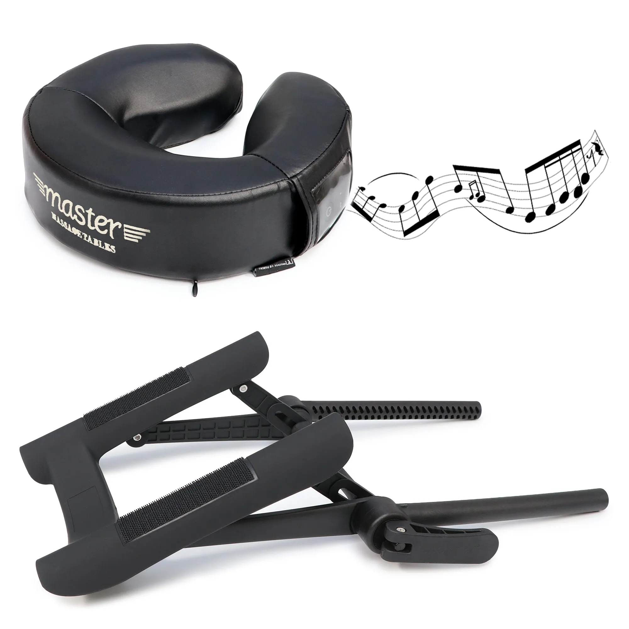 Music Master Crescent Round High Fidelity Sound Face Cradle Cushion