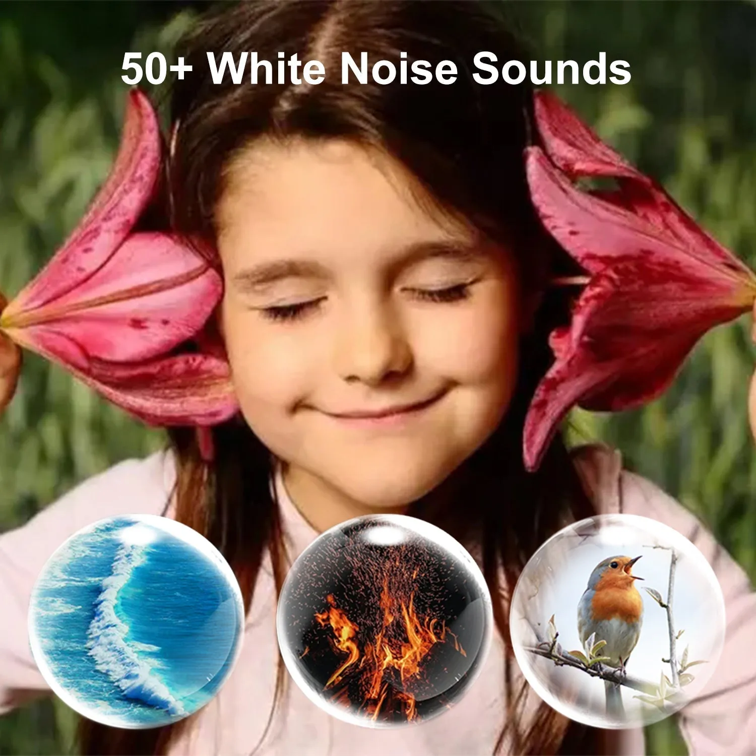 Music Master Crescent Round High Fidelity Sound Face Cradle Cushion