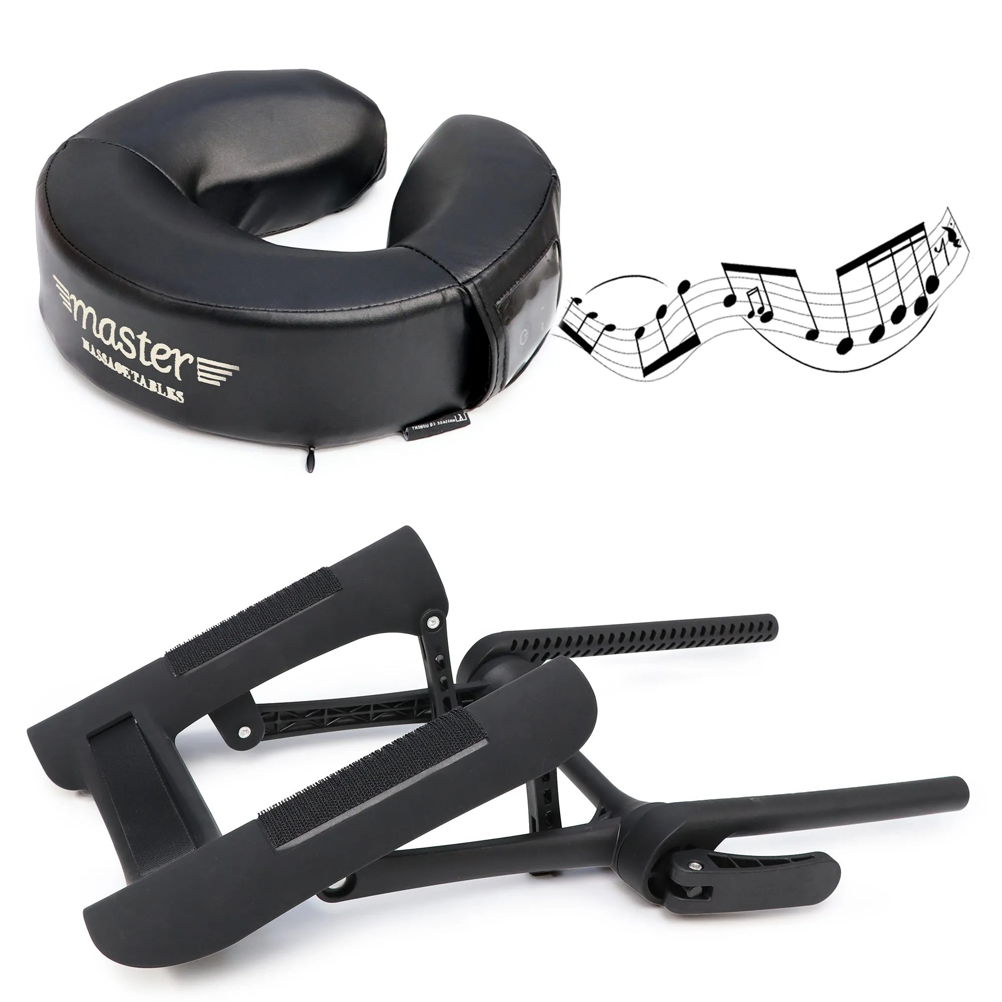 Music Master Crescent Round High Fidelity Sound Face Cradle Cushion