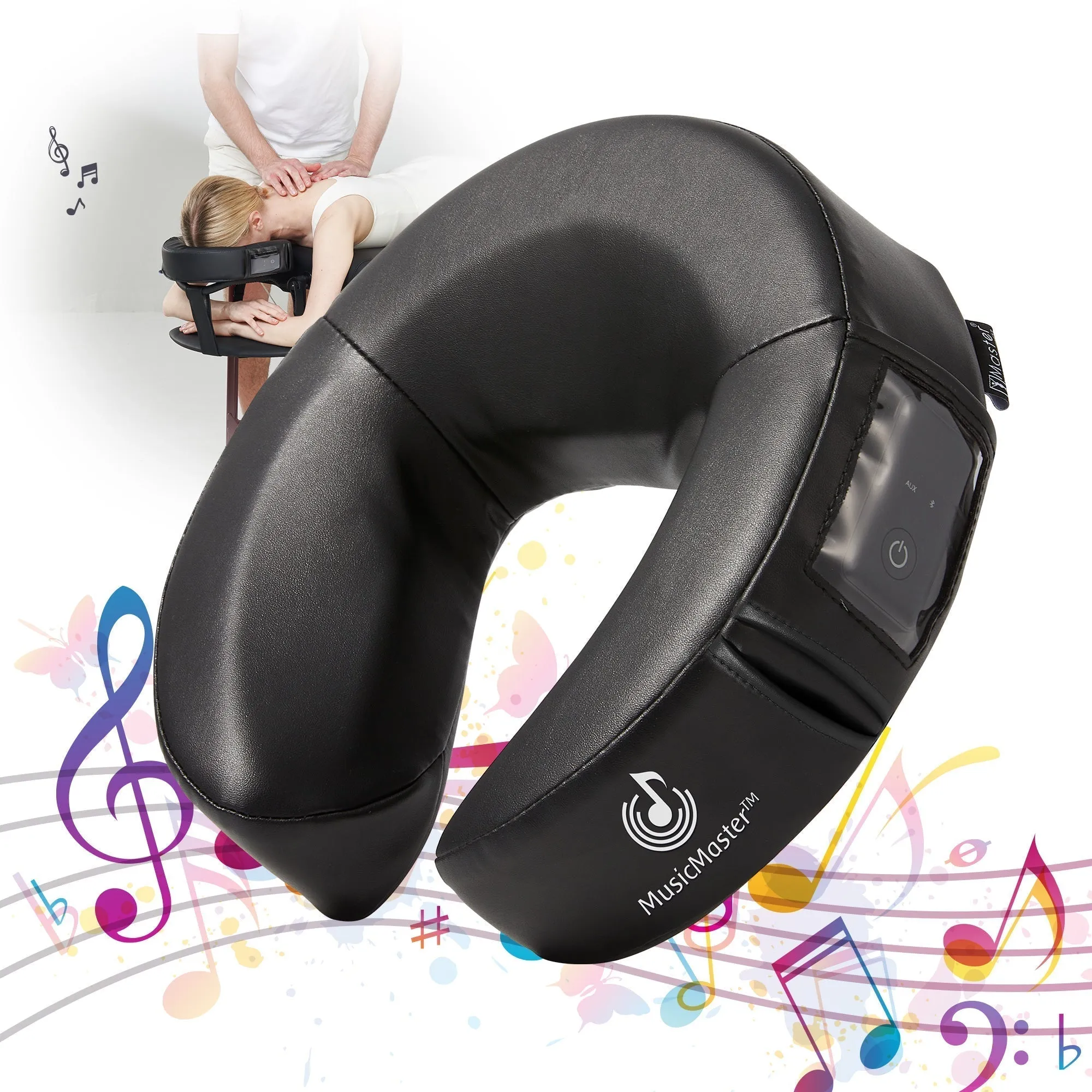 Music Master Crescent Round High Fidelity Sound Face Cradle Cushion