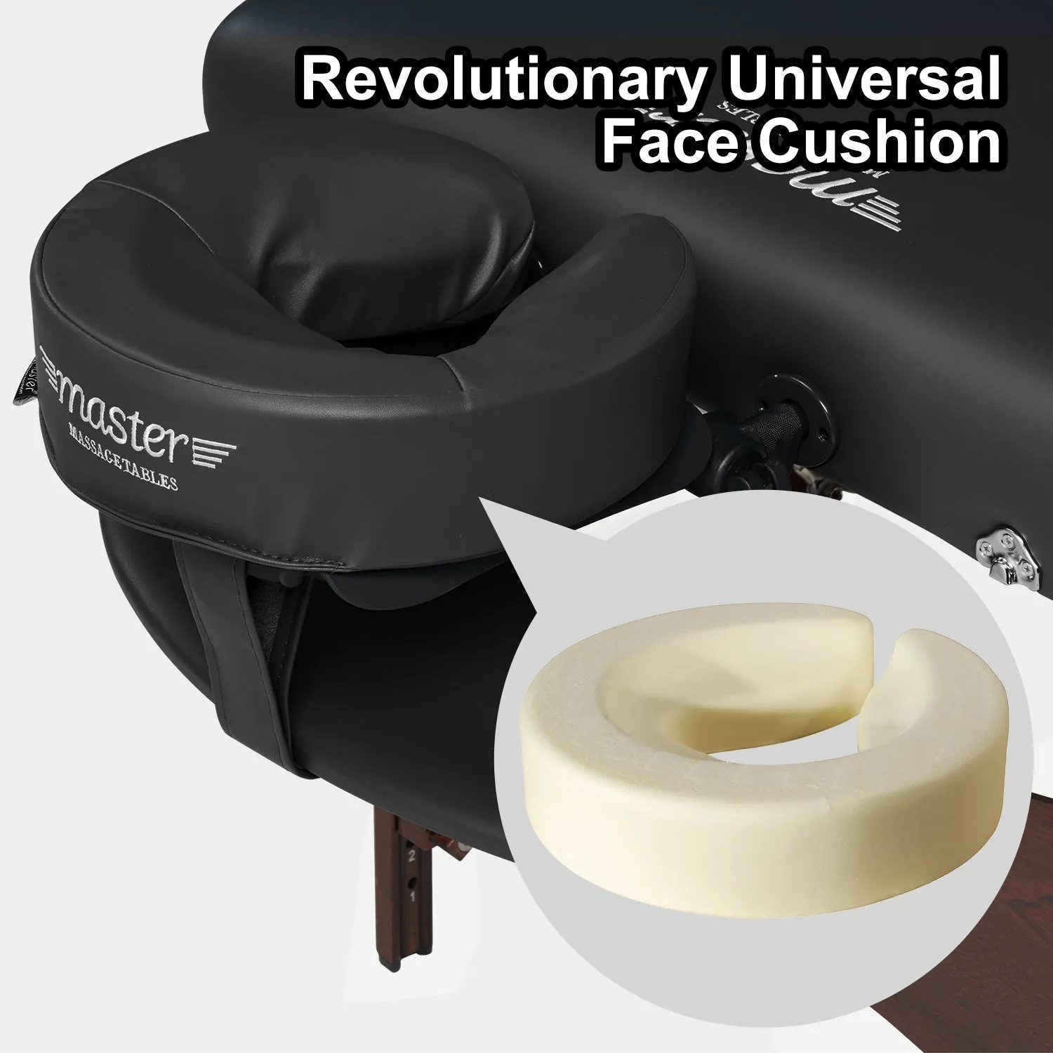 Music Master Crescent Round High Fidelity Sound Face Cradle Cushion