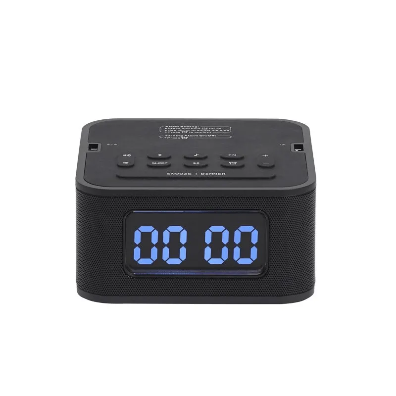 Nero Soundbox Bluetooth Alarm Clock Radio Speaker Charger