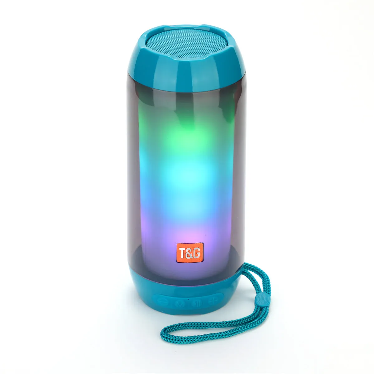New Arrival | Bluetooth 5.1 Wireless Stereo Bass Surround Speaker with Colorful Light Effect & AUX/TF/USB