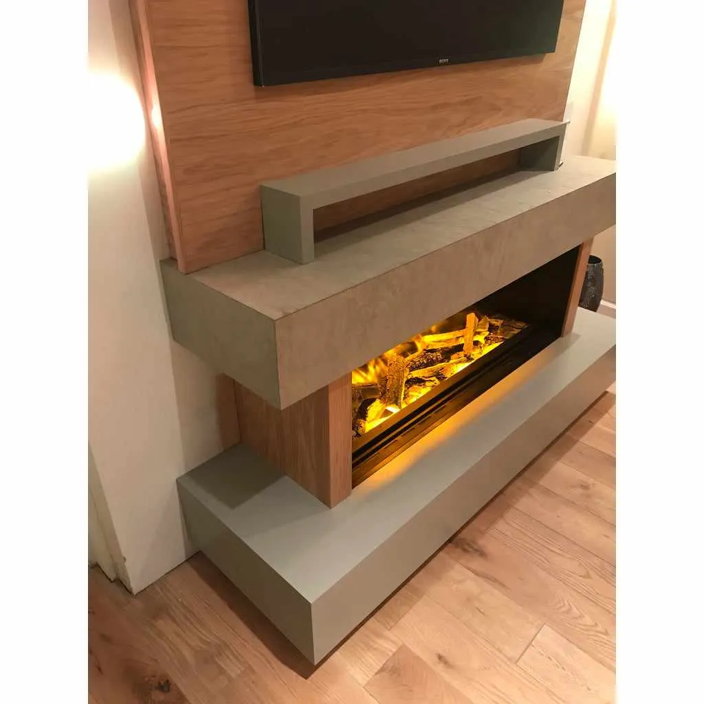OER Tivoli Media Wall with Electric Fireplace - 1300MM Fire