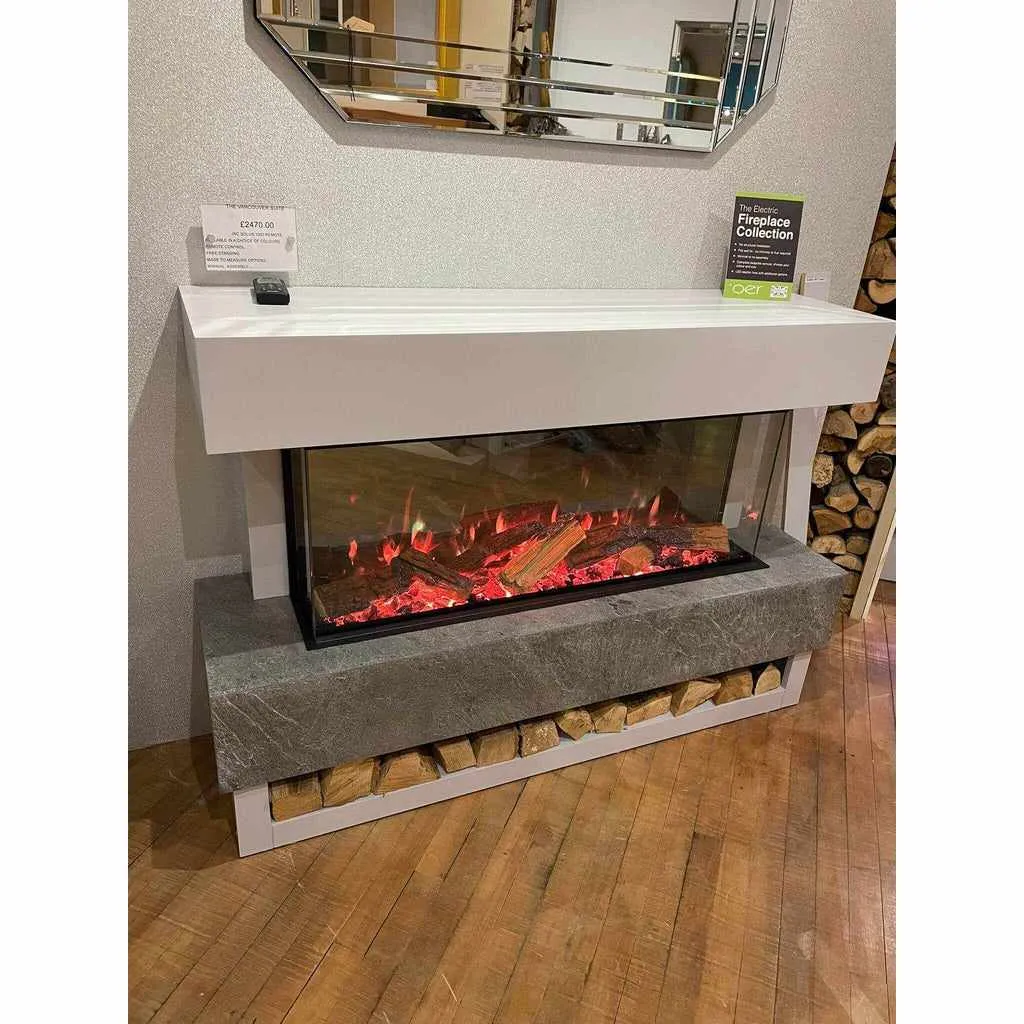 OER Vancouver Electric Fireplace Suite - VS150 Fire