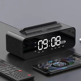 Oneder V06 Smart Bluetooth Speaker with Alarm Clock, FM Radio, and Hands-Free Calling