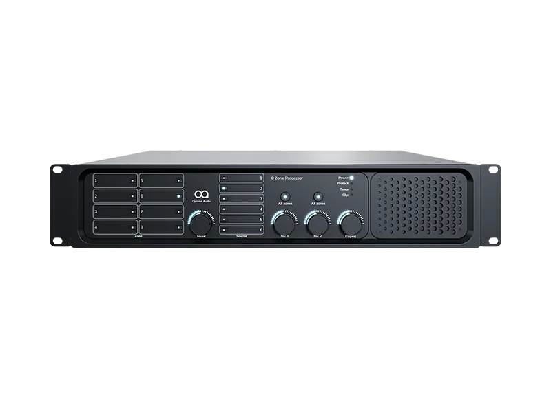 Optimal Audio Powered ZONE 8P Zone Mixer/Controller with Amplifier WepApp