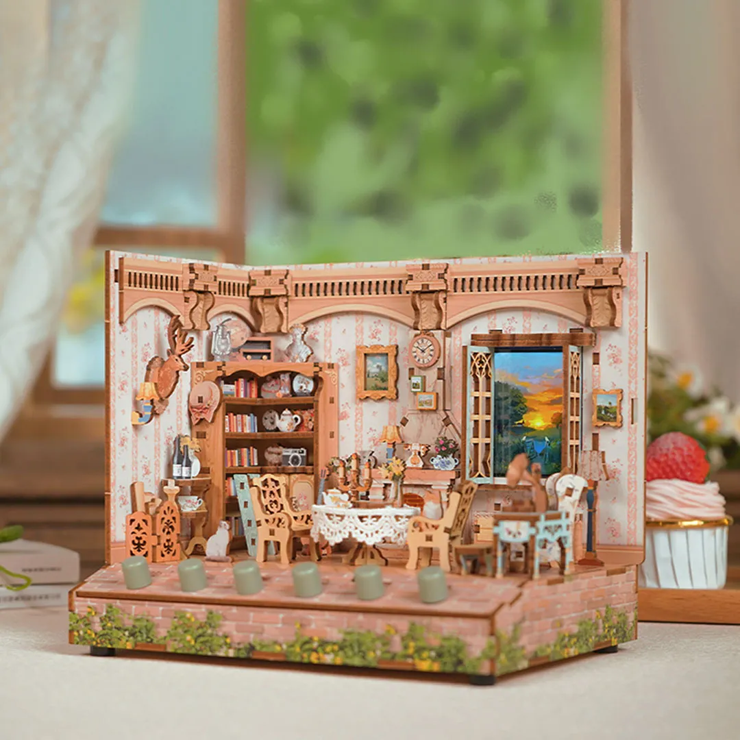 Pastoral Time DIY Miniature & 6 Sound Effects Scene House