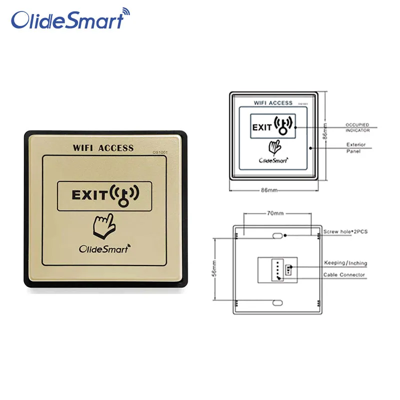 Phone APP Control Swing Door Operator Alexa Google Speaker Workable