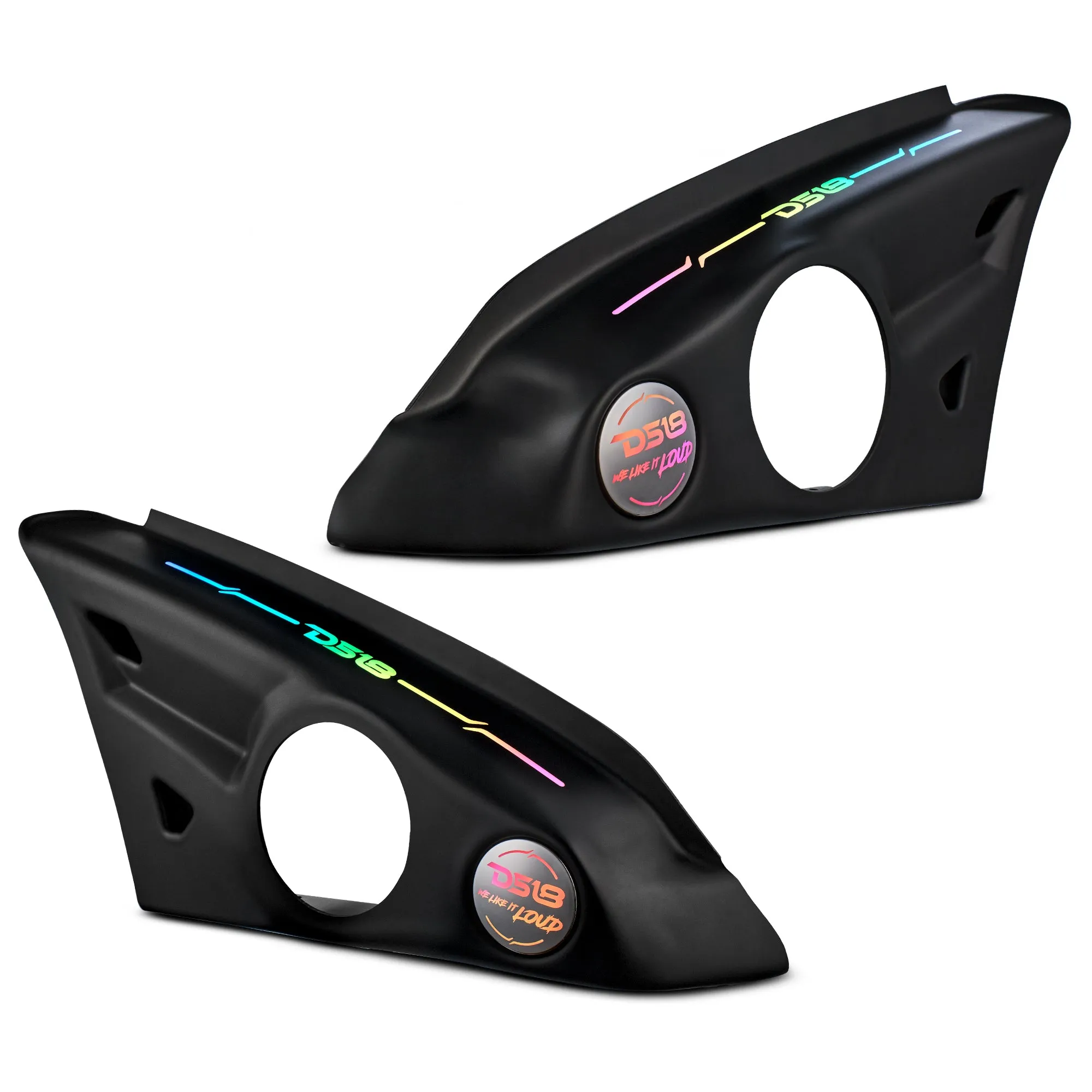Polaris Slingshot 6.5" Arm Rest Enclosure With Digital Led Lights | 2015 - Current