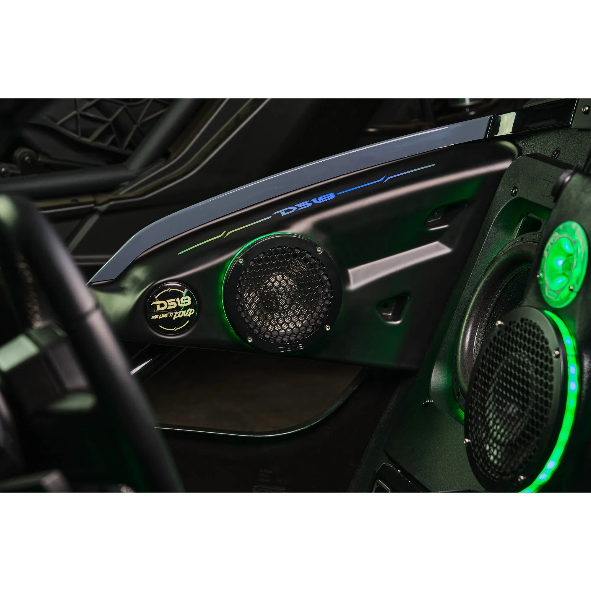 Polaris Slingshot 6.5" Arm Rest Enclosure With Digital Led Lights | 2015 - Current