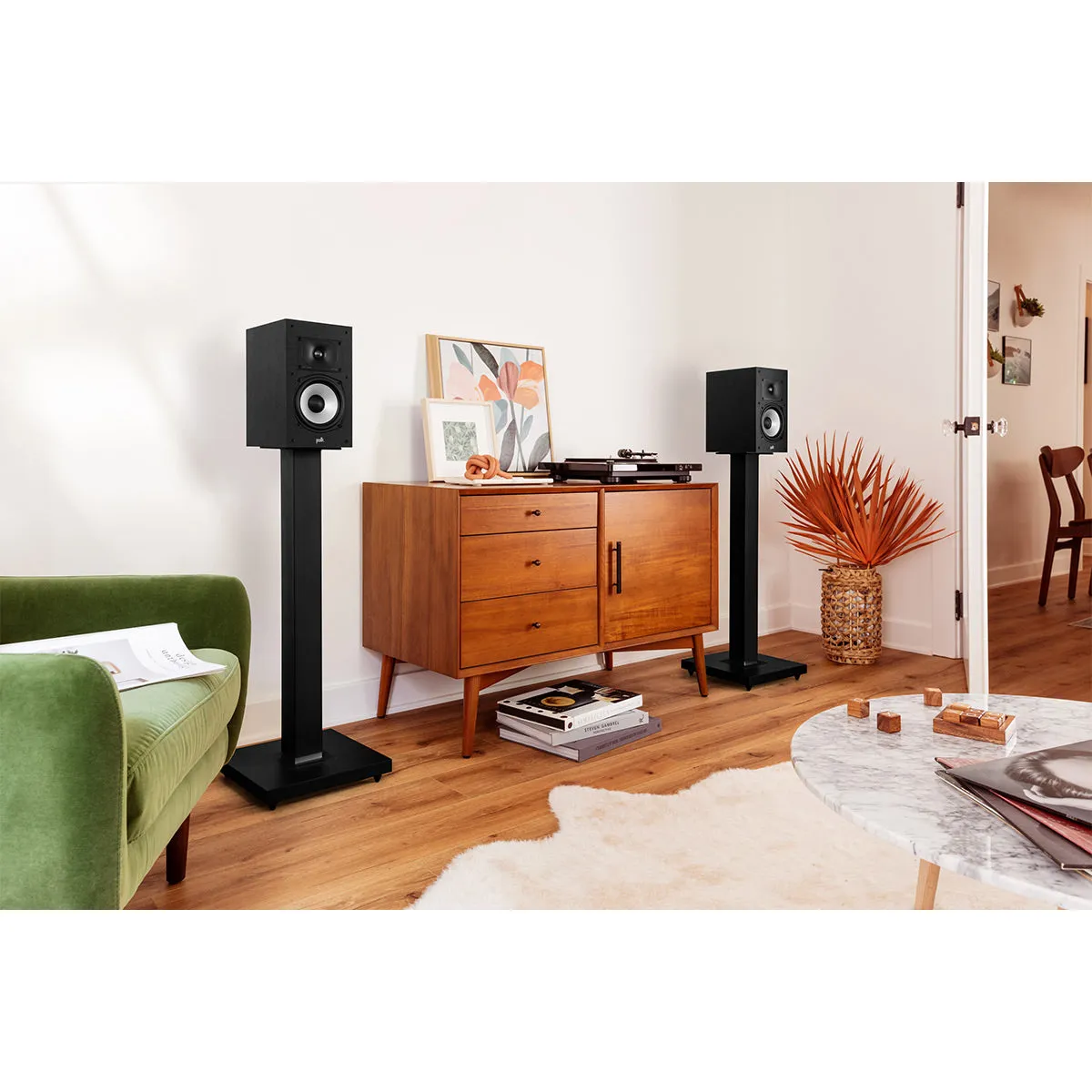 Polk Audio Monitor XT15 Compact High-Resolution Bookshelf Speakers - Pair