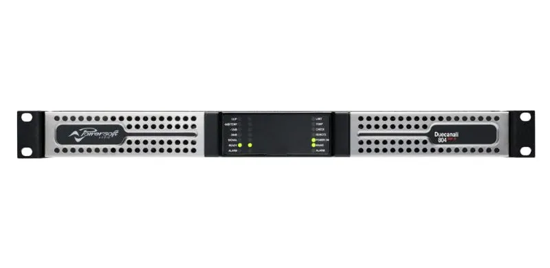 Powersoft D804-DSP-PLUS Duecanali 800W 2-channel Flexible Amplifier with DSP and AES67