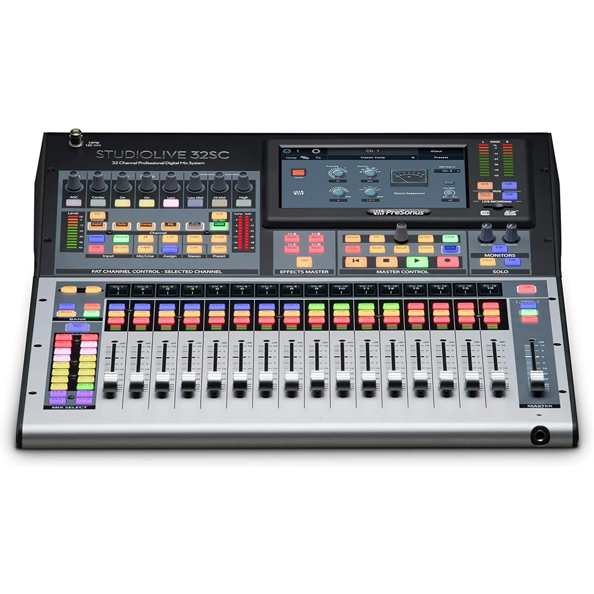 PreSonus StudioLive 32SC: 32-Channel Digital Mixer and USB Audio Interface