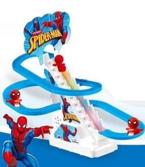 PRIME DEALS Spider Track Toys for Kids - Small Spider Stair Climbing Toys for Kids, Escalator Toy with Lights and Music - 3 Spider Included (Spider Track).