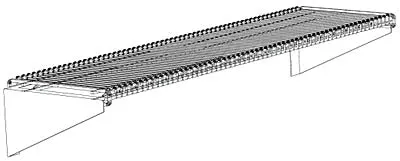 Production Basics 8406 Wire Shelf for WorkStations, 12"D x 72"W