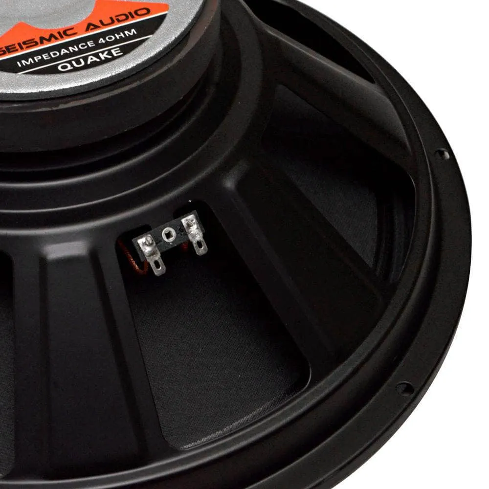 Quake 15" Steel Frame Speaker Driver 4 Ohm