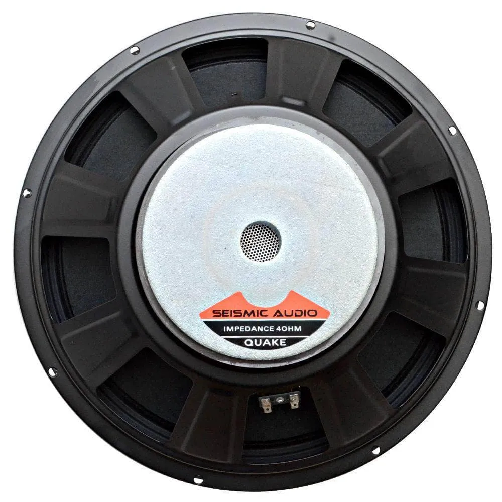 Quake 15" Steel Frame Speaker Driver 4 Ohm