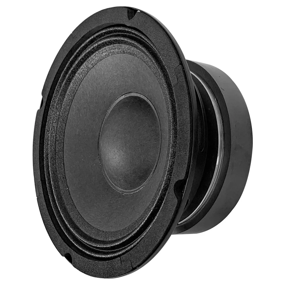 Quake 6" Loudspeaker - 4 Ohm Steel Frame Driver for PA Speakers