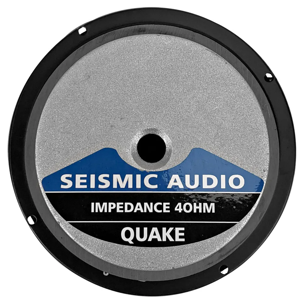 Quake 6" Loudspeaker - 4 Ohm Steel Frame Driver for PA Speakers