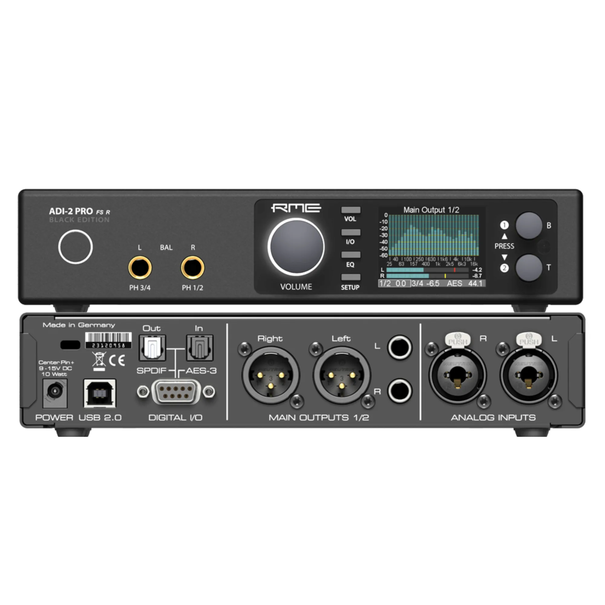 RME ADI-2 Pro FS R AD/DA Converter - Black Edition