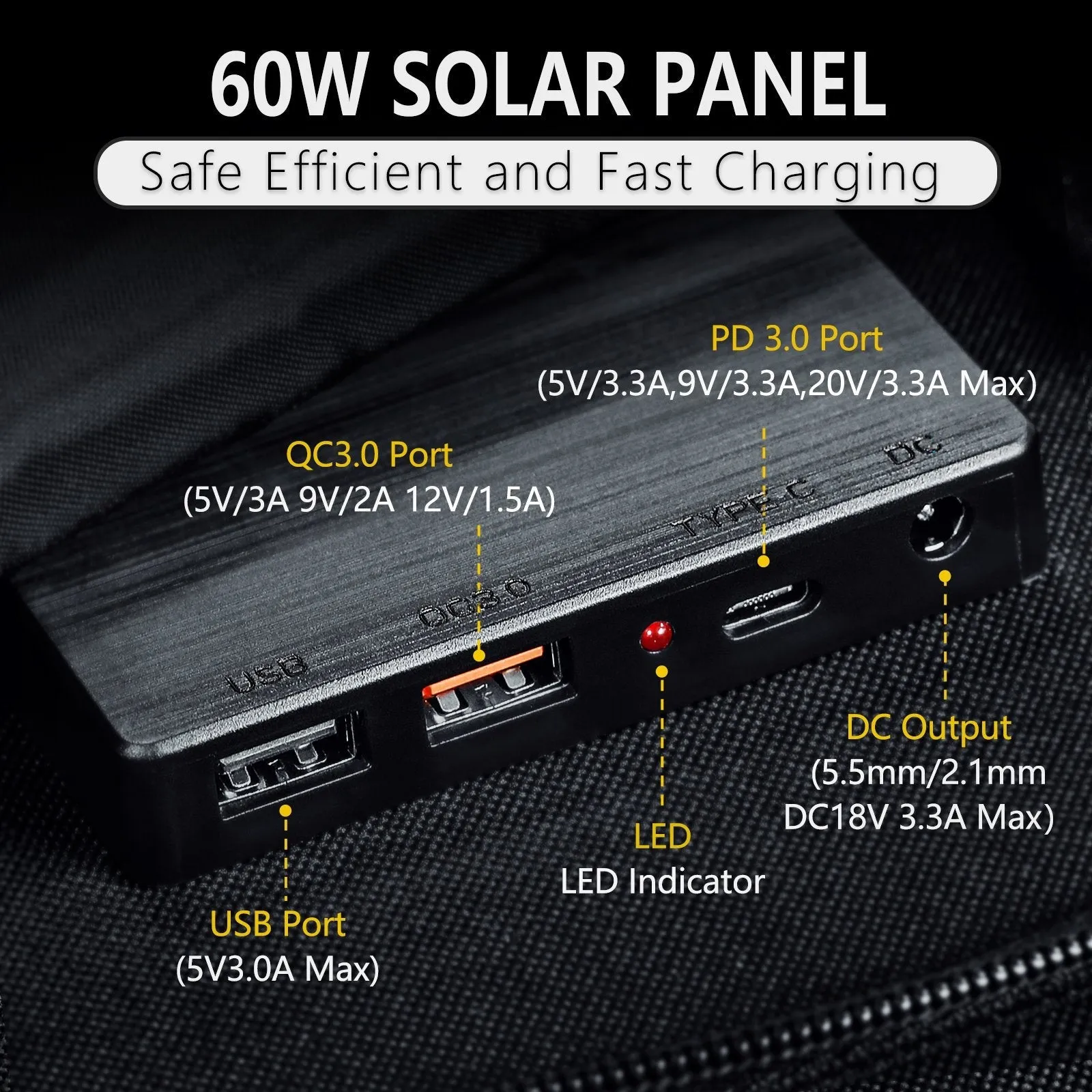 ROCKSOLAR Adventurer Pro 100W 133.2Wh Portable Solar Generator Kit