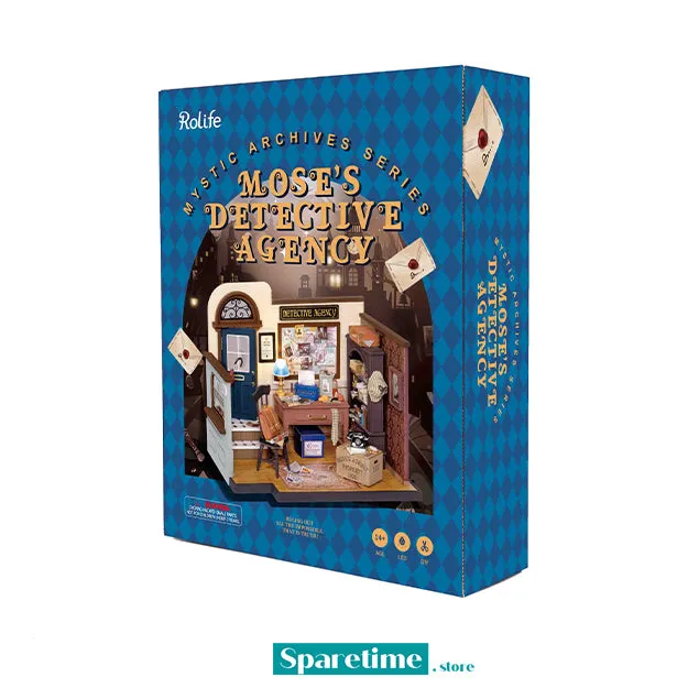 Rolife Mose's Detective Agency DIY Miniature House Kit