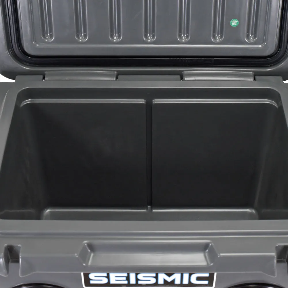 SC37WS-Gray - 37 Quart Gray Hard Cooler Box with Built-In Bluetooth Speakers