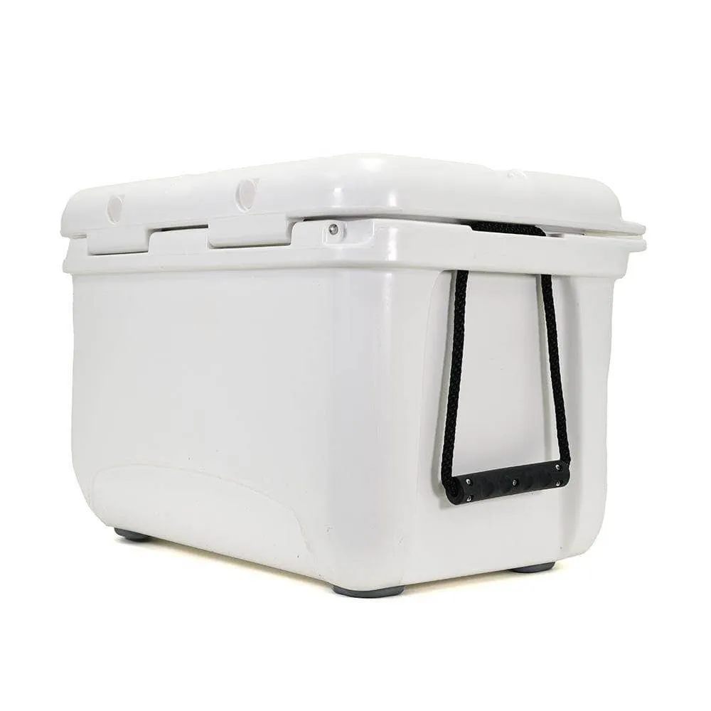 SC37WS-White - 37 Quart White Hard Cooler Box with Built-In Bluetooth Speakers