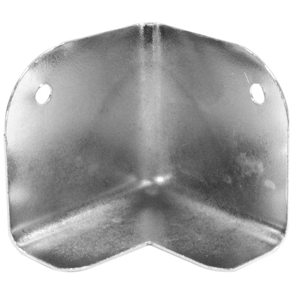 Silver Metal Corners for Front of PA Speakers and Subwoofer Cabinets - 8 Pack