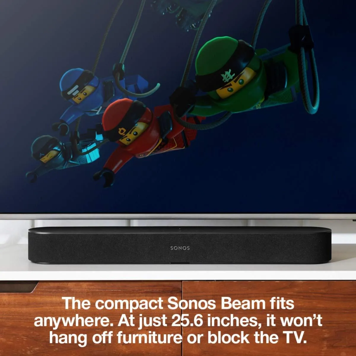 Sonos Beam - Smart TV Sound Bar with Amazon Alexa Built-in - Black