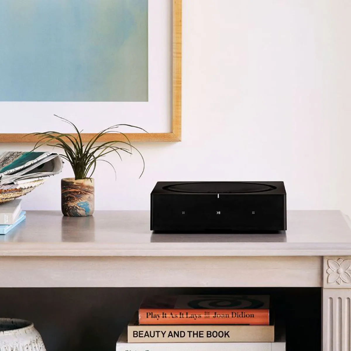 Sonos OUTDRWW1 Outdoor Architectural Speaker Pair with Amp Wireless Hi-Fi Player (White)