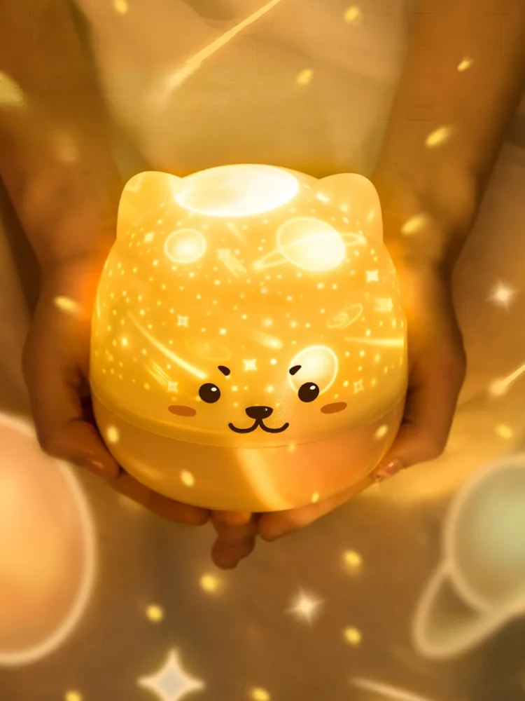 Star Projector Light Colorful Music LED Night Lights USB Charging/Rotatable/Sing Project lamp Bedroom Party