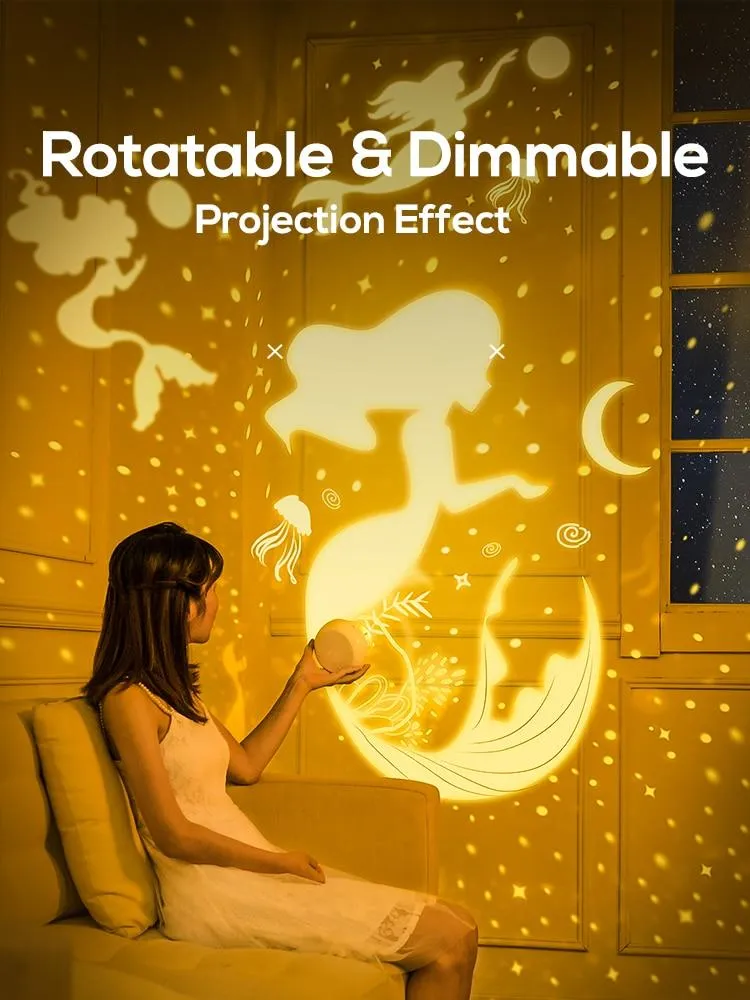 Star Projector Light Colorful Music LED Night Lights USB Charging/Rotatable/Sing Project lamp Bedroom Party