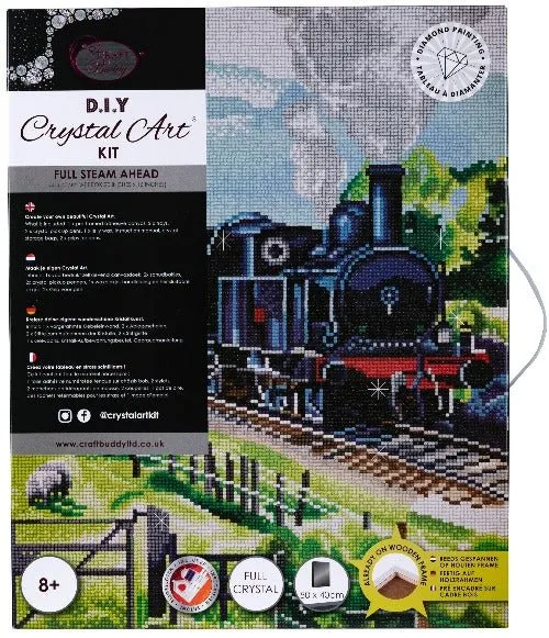 Steaming Ahead, 40X50CM Crystal Art kit