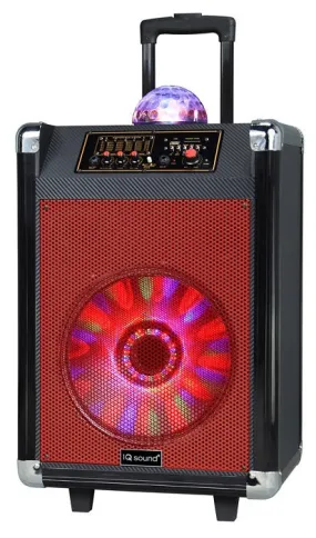 Supersonic 12” Portable Bluetooth Speaker with Disco Ball Light (2 Colors) (On Sale!)