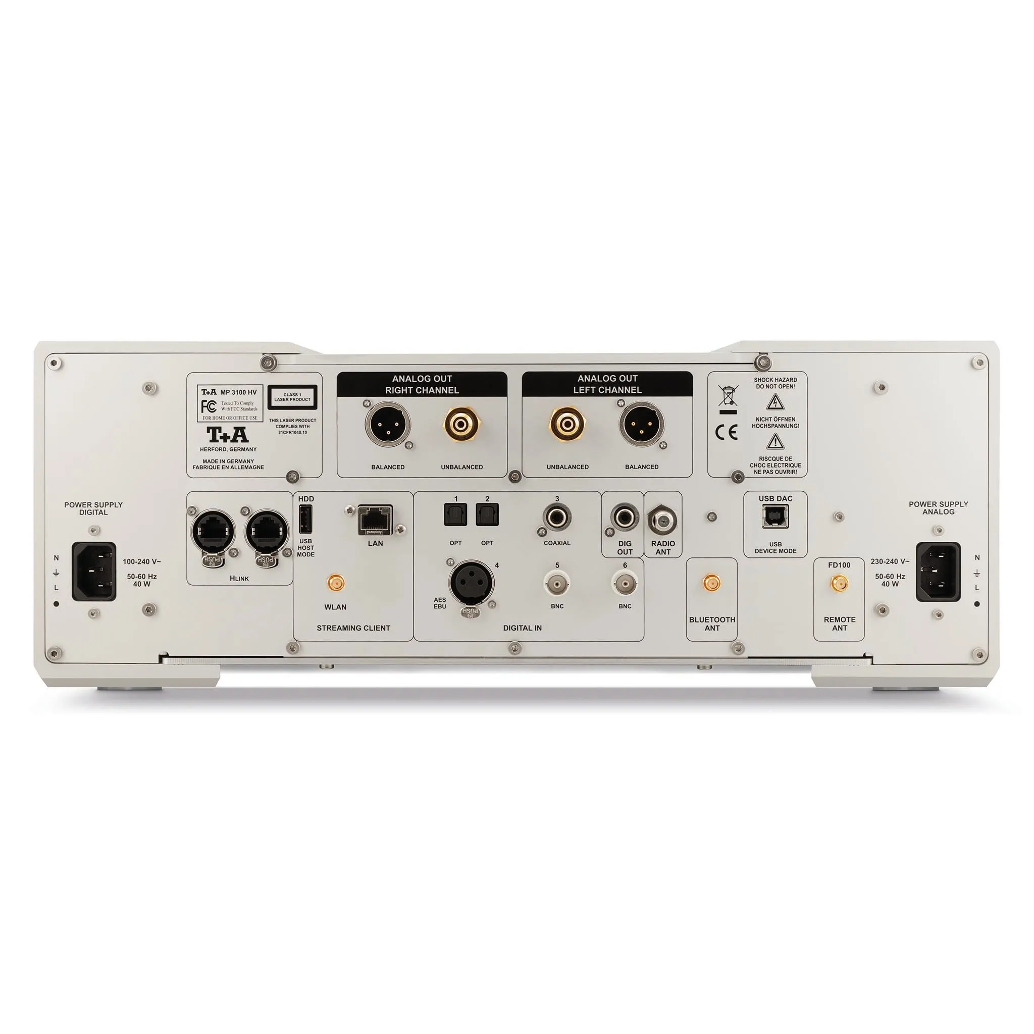 T A Elektroakustik MP 3100 HV Multi Source SACD Player / DAC