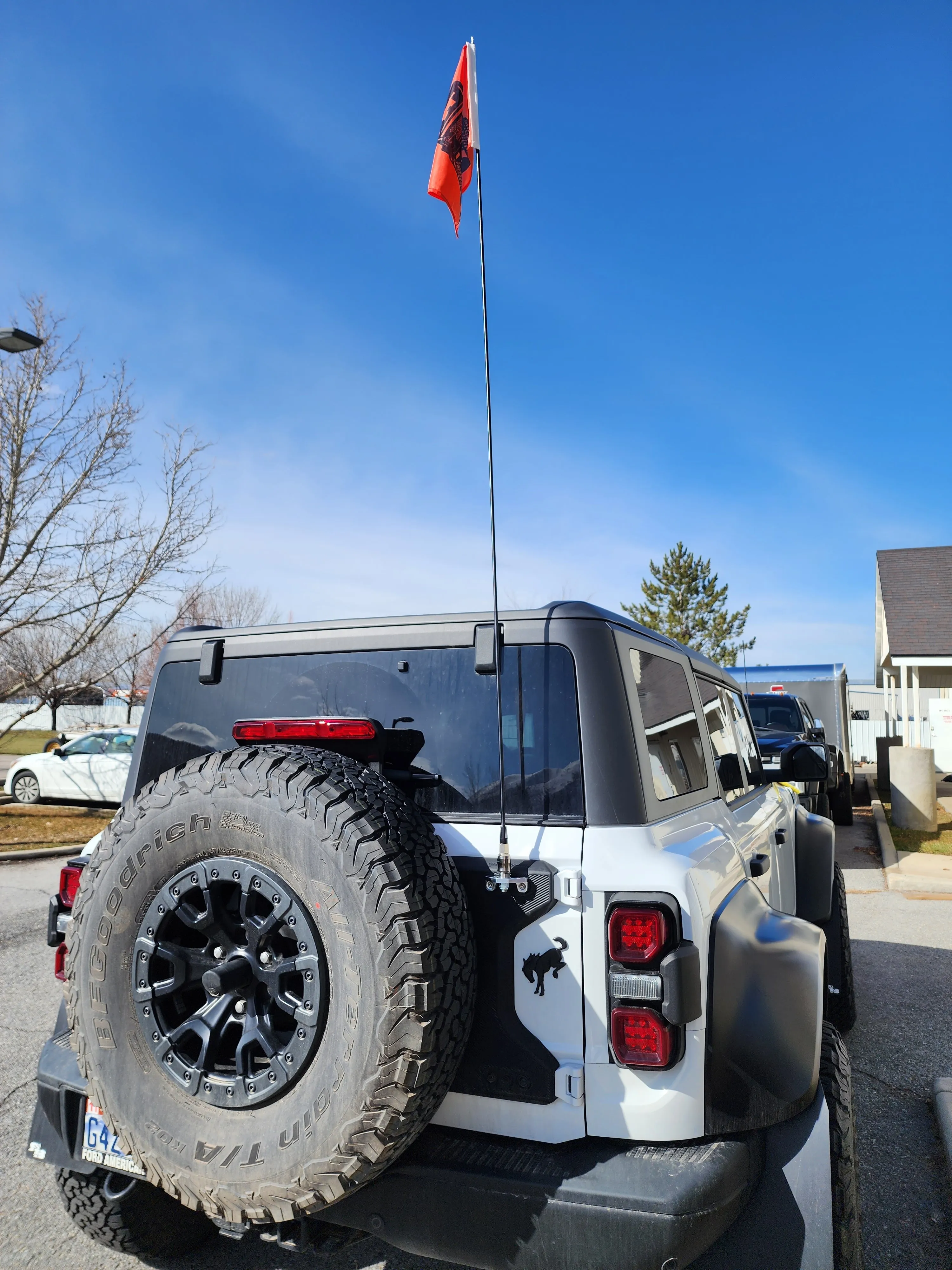 Tailgate Billet Flag Mount for 2022  Bronco Raptor