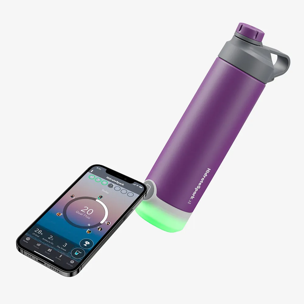 TAP Stainless Steel Smart Water Bottle - Chug Lid