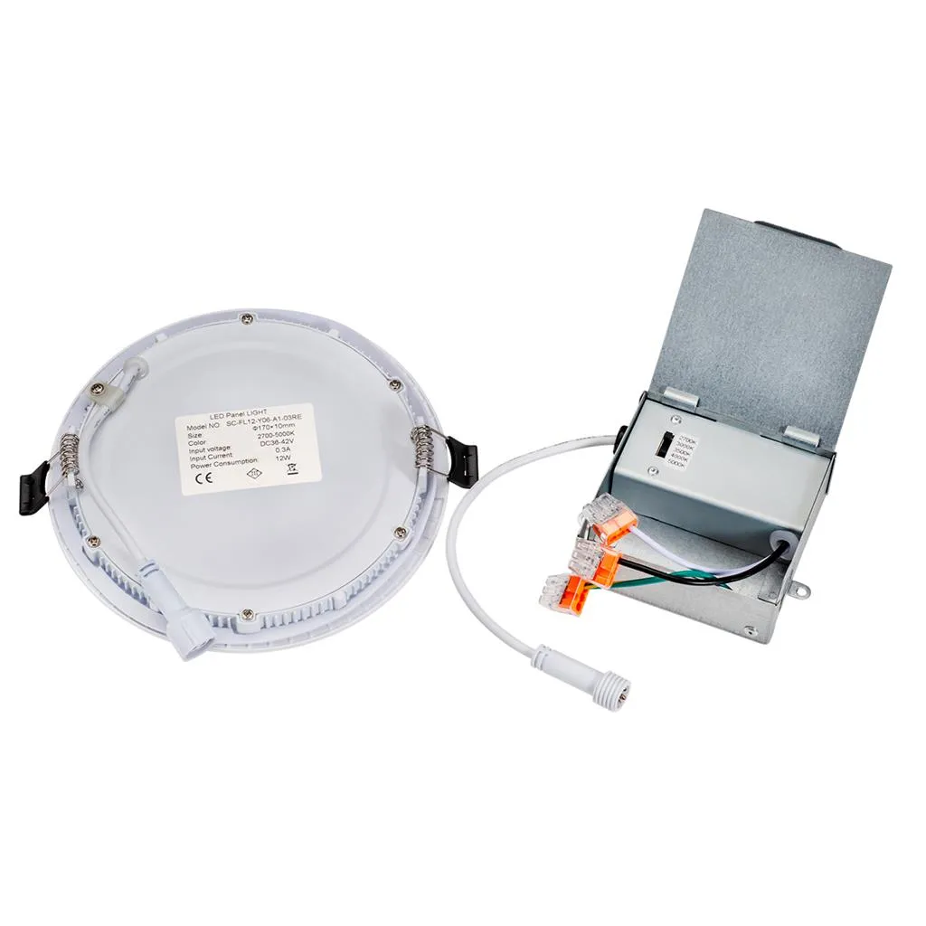 Topaz RDL/6RND/12/5CTS 12W 6" LED Round Recessed Downlight 5 Color Temperature Selectable