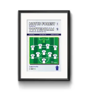Tottenham 1991 FA Cup Final Print