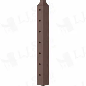 Tube System - Wood Newel - Level Start/Stop - TL-410-XX