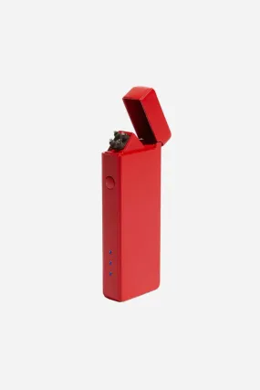 USB Lighter Company Slim Double Arc Lighter in Red