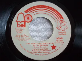 Vicki Lawrence - The Night The Lights Went Out In Georgia (7", Single, Promo) (VG )