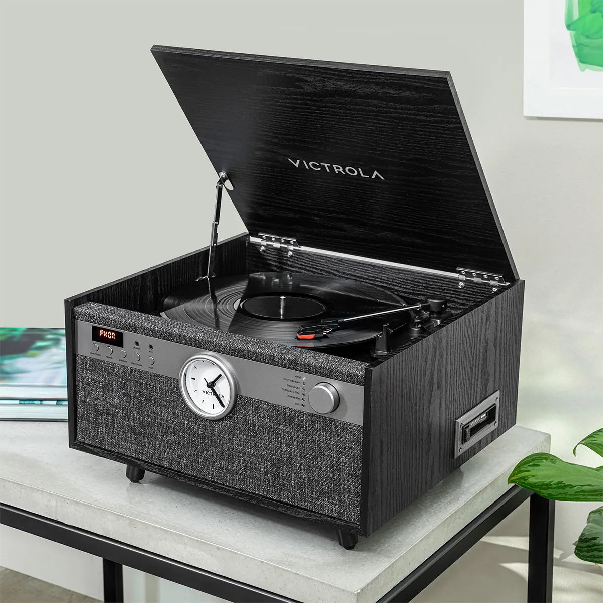 Victrola Victrola Century Signature  6-in-1 Music Center (Black)