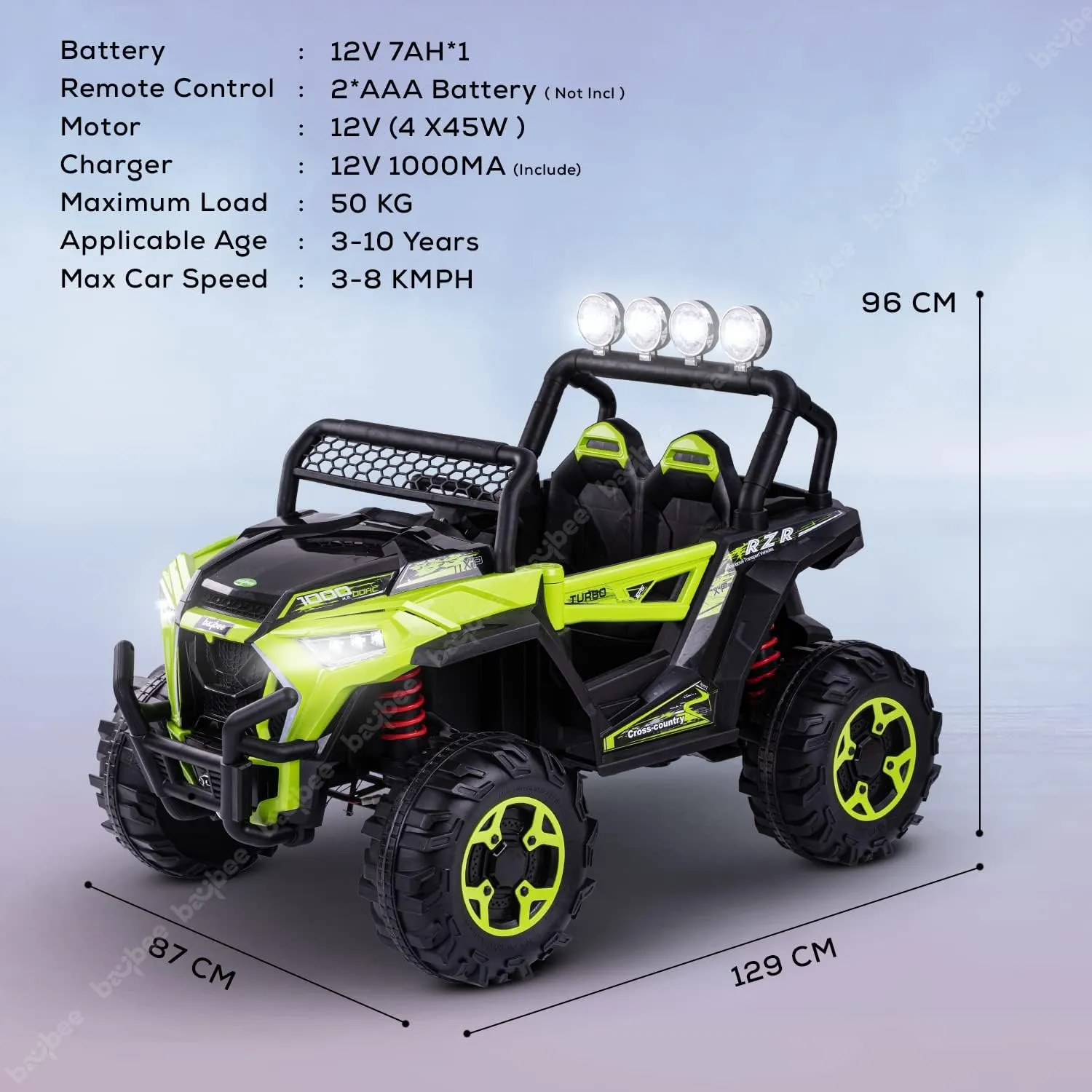 Wrath Battery Operated Jeep for Kids