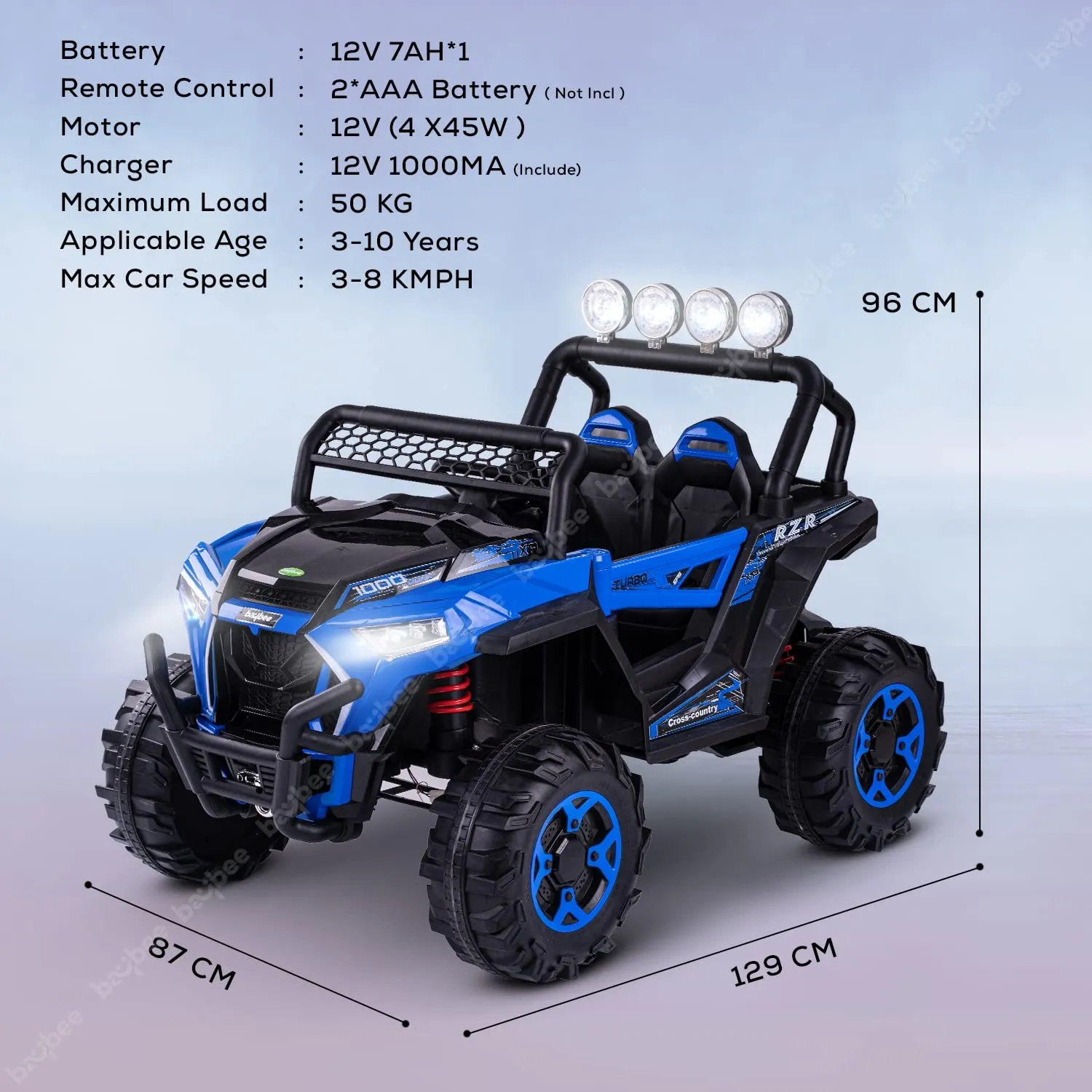 Wrath Battery Operated Jeep for Kids